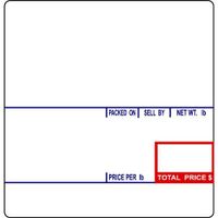 4 X CAS LST-8020 Printing Scale Label, 58 x 60 mm, UPC/Ingredients 12 Rolls of 500 Labels