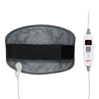 SAFR Thermotherapy Electric Heating Pad - FirmTouch Microfiber - [11”x21” | Lumbar & Abdominal]
