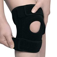 KANGDA Knee Brace For Arthritis Tendonitis ACL MCL Injury Joint Torn Meniscus Osteoarthritis Tennis Volleyball Basketball Gym Adjustable Velcro Patella Wrap Neoprene Compression Men Women Pain Relief