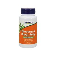 NOW Supplements, Ginseng & Royal Jelly with Licorice Root, 90 Capsules