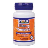 Now Foods Bilberry Complex 80mg - 50 Caps 5 Pack