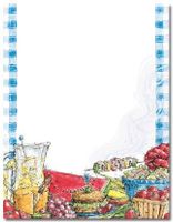 Masterpiece Summer BBQ Letterhead - 8.5 x 11 - 25 Sheets