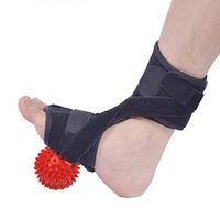 Foot Orthosis, Sacow Foot Up Drop Ankle Night Splint Support + Massage Ball for Plantar Fasciitis Dorsal