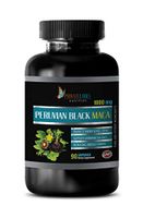 Stamina Supplement for Men - Peruvian Black MACA 1000 MG - Pure and Potent Ingredients - Black maca Capsules - 1 Bottle 90 Vegetable Capsules
