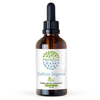 Saffron Stigmas B120 Alcohol-Free Herbal Extract Tincture (Crocus Sativus) Dried Stigmas (4 fl oz)