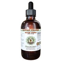 Aloe Vera Alcohol-Free Liquid Extract, Organic Aloe Vera (Aloe Vera) Dried Leaf Glycerite 4 oz