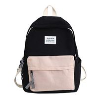 Hmlai Clearance Student Girls Casual Daypack Laptop Waterproof Nylon Lightweight Casual School Bag Travel Backpacks (Black)