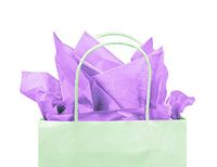 Gift Expressions Gift Tissue Paper Bulk, 20 x 20 Inches, 100 Count, Lavender Square Gift Wrapping Tissue Paper for Gift Bags, Paper Bags, DIY Craft Supplies, Premium Quality Gift Wrap