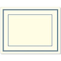 Navy Engraved Border Certificates - 15 Certificates