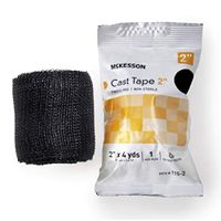 Cast Tape - Item Number 115-2ABX - 2 Inch X 12 Foot Fiberglass Black - 10 Each / Box