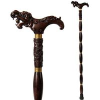 Walking Cane for Men and Women Handcrafted of Lightweight Wood Rosewood, 35 Inches