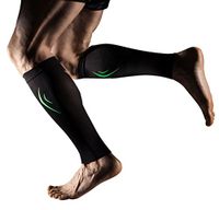 +MD Calf Compression Sleeves for Men and Women Leg Support Sleeve for Running Sports Pain Relief Black Small
