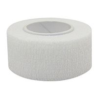 Vet Wrap Medical Tape for Skin Bandage Tape Vet Tape 1 inch x 12 Pack White Cohesive Bandage Fabric Self Sticking Bandage Wrap Self Adhering Bandage Waterproof Wrap Bandage Self Adhesive Tape