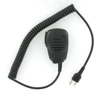 Valley Enterprises Compact Waterproof Two-Way Radio Speaker Mic for Midland w/Audio Out Jack