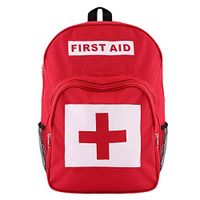 Dream-Zone Red Cross Backpack First Aid Kit Bag Outdoor Sports Camping Hiking Travel Home Medical Emergency Survival Bag