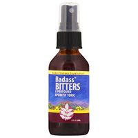 WishGarden Herbs - Badass Bitters, Certified Organic Herbal Tincture for Soothing Digestive Issues and Promoting Good Enzymes (2 oz)