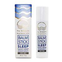 Nu Bloom Botanicals Sleep Aid Hemp Oil - Insomnia and Anxiety Relief - Hemp - Aromatherapy Balm Stick 0.5 oz - 500mg Sleep Hemp Balm Stick - Hemp Oil Extract - Organic Hemp Oil