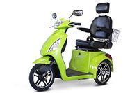 3-Wheel Scooter with Electromagnetic Brakes in Green