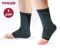 1 Pair Ankle Brace Compression Support Sleeve (Green, XL)