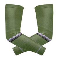 LEVEIS Soccer in Grass Sport Arm Sleeves UV Protection for Men Women Sunblock Protective Gloves Running Golf Cycling Driving Long Arm Cover 1 Pair