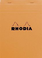 Rhodia Staplebound Orange Graph 6 x 8.25 Notepad - R16200