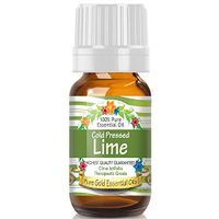 Pure Gold Cold Pressed Lime Essential Oil, 100% Natural & Undiluted, 10ml