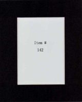 Pack of 10 16x20 Black Picture Mats Mattes with White Core Bevel Cut for 11x14 Photo + Backing + Bags