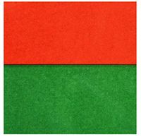 Red and Green Christmas Themed Pack of Decorative Premium Quality Gift Wrapping Tissue Paper - Classic Festive Holiday