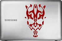 STAR WARS DARTH MAUL (Red 6") Vinyl Decal Sticker for Car Automobile Window Wall Laptop Notebook Etc.... Any Smooth Surface Such As Windows Bumpers