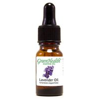 GreenHealth Lavender – 1/3 fl oz (10 ml) Glass Bottle w/Glass Dropper – 100% Pure Essential Oil