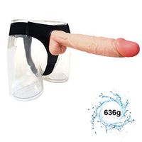 Stkuoo StrápǒnDǒngs Huge Female Massager 11.4inch DoubleFunStrápǑnStráp Adjustable Belt