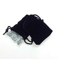 HOUTBY 50 Pack Mixed Colors Soft Large Velvet Gift Drawstring Bag Jewelry Pouches Sacks for Wedding Favors Party Christmas