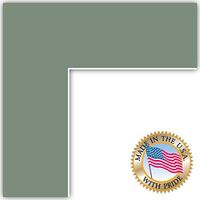 16x20 Sea Foam / Silverpine Custom Mat for Picture Frame with 12x16 opening size (Mat Only, Frame NOT Included)