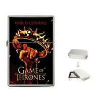 New Product GAME OF THRONES Flip Top Cigarette Lighter + free Case Box