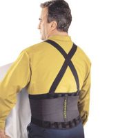 FLA Orthopedics Safe-T-Lift Back Support LX. Black. 3X-Large