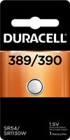 Duracell – 389/390 1.5V Silver Oxide Button Battery – long-lasting battery – 1 count