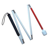 Aluminum Mobility Folding Cane for The Blind (Folds Down 5 Sections) (125 cm (49.2 inch))