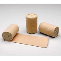 MooreBrand Elastic Bandages, 4 Inch x 4.5 Yards, Double Hook and Loop Closure - 1/Box of 10
