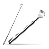 Practical Handy Telescopic Extendable Back Scratcher Portable Stainless Backbone Itch Scratch Massage Kit