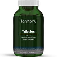 Tribulus Terrestris Natural Testosterone Booster (120 Capsules) Vegan, Gluten-Free Libido, Endurance, Energy, and Muscle Enhancer with Black Pepper Extract for Quick Absorption