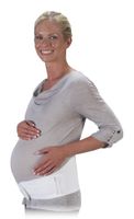 Bilt-Rite Mastex Health 8 Inch Woven Maternity Support, White, Medium