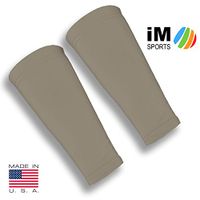 iM Sports SKINGUARDS Skin Protection Forearm Sleeves + Protects Aging or Thin Skin + UV Protection - Unisex + Made in USA - Cappuccino - X-Large/XX-Large - Pair