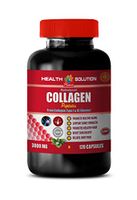 Skin Hair and Nails Vitamins - HYDROLYZED Collagen PEPTIDES 3000MG - hydrolyzed Collagen peptides - 1 Bottle 120 Capsules