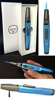 Zico MT36 6 1/4" Pen Gun Torch Lighter Metal Butane Refillable from VeryHobby (ICY Blue)