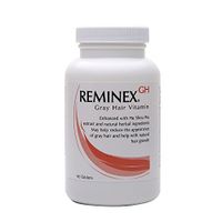 ReminexGH Gray Hair Vitamins - Hair Treatment Reverts Hair To Original Color - Herbal Ingredients Prevent Thinning Hair To Enhance Hair Strength (5 Bottles)
