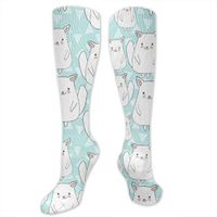 Unisex Fun Dress Socks - Colorful Funny Novelty Crazy Socks Girls Lovely Chinchillas, 11.8 Inches