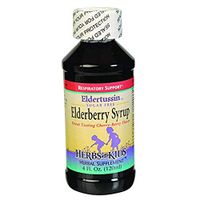 Elderberry Syrup-Sugar Free Herbs For Kids 4 oz Liquid