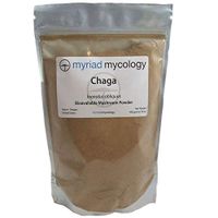 Myriad Mycology Chaga Mushroom Powder 1 Pound Bulk Bag -  Made in USA  (Bai Hua Rong) - Supports Normal Healthy Digestion