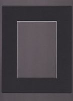 20x24 Black Picture Mats with White Core Bevel Cut for 16x20 Pictures