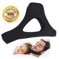 Qikafan Premium Quality CPAP Chin Straps Adjustable Comfortable Best Natural Strap Advanced Sleep Device for Man Woman Kids Stop Mouth Breathing